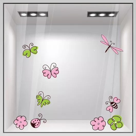 Αυτοκόλλητο Βιτρίνας Άνοιξη 10