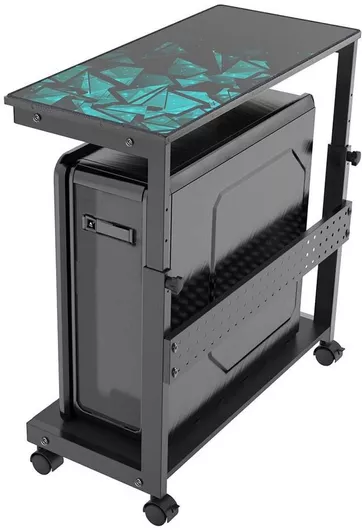 Βάση Δαπέδου Υπολογιστή Eureka Ergonomic ARCH-B-V3-EU 64x35x59.2-84.6cm με Ροδάκια Γκρι
