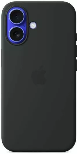Apple Silicone Case with MagSafe Back Cover Σιλικόνης Μαύρο iPhone 16