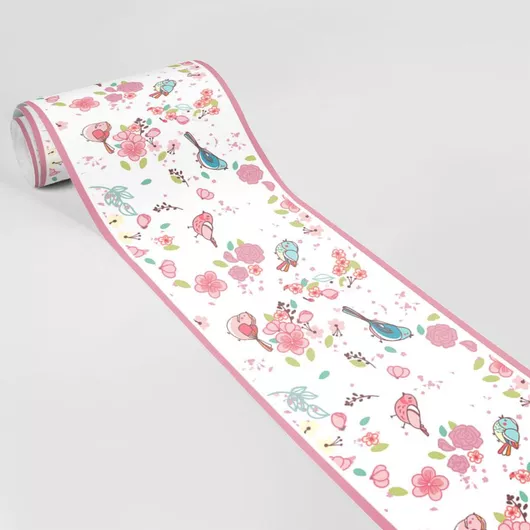 Παιδική Αυτοκόλλητη Μπορντούρα Τοίχου Birds & Flowers 30x100cm