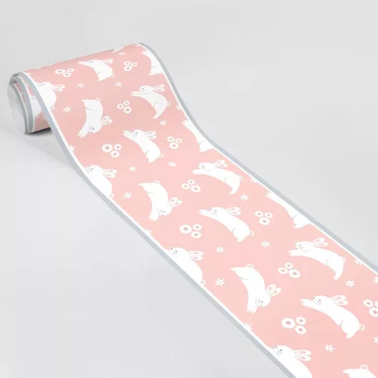 Παιδικό Αυτοκόλλητο Τοίχου Sticky Spring Bunnies Μπορντούρα 600x30cm