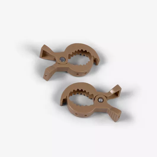 Σετ Κλιπ Καροτσιού Minene 2τμχ Καφέ