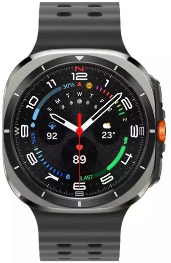 Samsung Galaxy Watch Ultra 2025 Titanium SIlver 47mm Αδιάβροχο με eSIM & Παλμογράφο