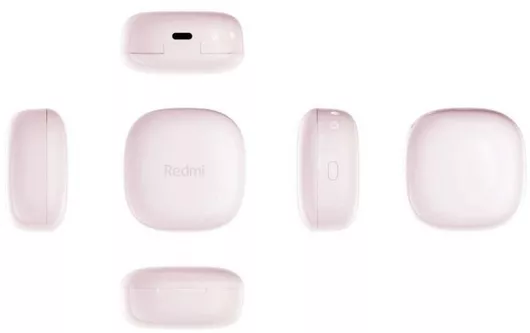 Xiaomi Redmi Buds 6 Play Bluetooth Handsfree Ακουστικά με Θήκη Φόρτισης Ροζ