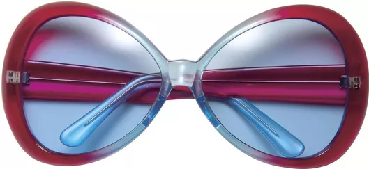 Αποκριάτικο Αξεσουάρ Widmann Γυαλιά Sugar Babe Κόκκινο/Τιρκουάζ