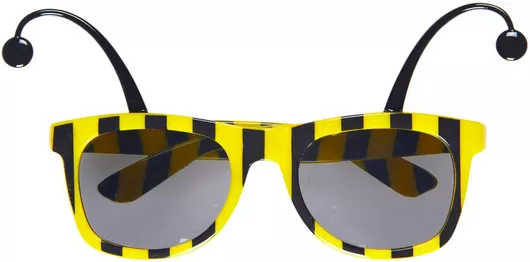 Αποκριάτικο Αξεσουάρ Widmann Γυαλιά Μέλισσα με Κεραίες Κίτρινο/Μαύρο