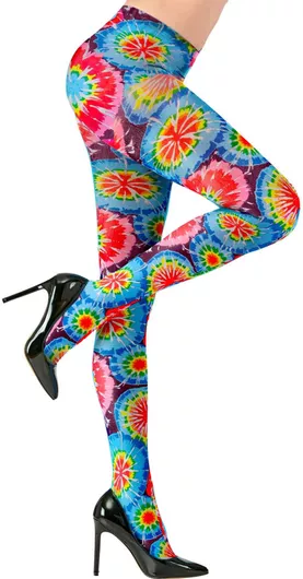 Αποκριάτικο Αξεσουάρ Widmann Καλσόν Psychedelic 40 Den Πολύχρωμο