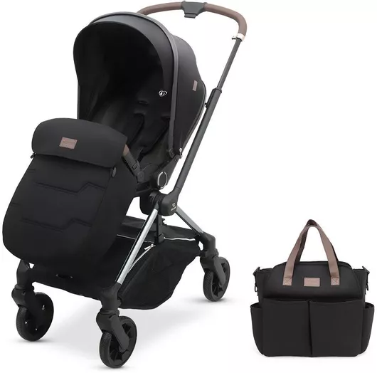 Καρότσι Μωρού Dovadi Mio Ρυθμιζόμενο Kατάλληλο για Nεογέννητο Midnight Black