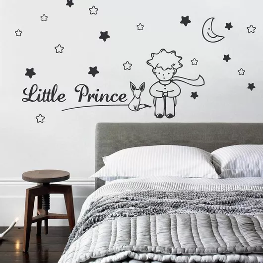 Παιδικό Αυτοκόλλητο Τοίχου Sticky Μικρος Πριγκιπας