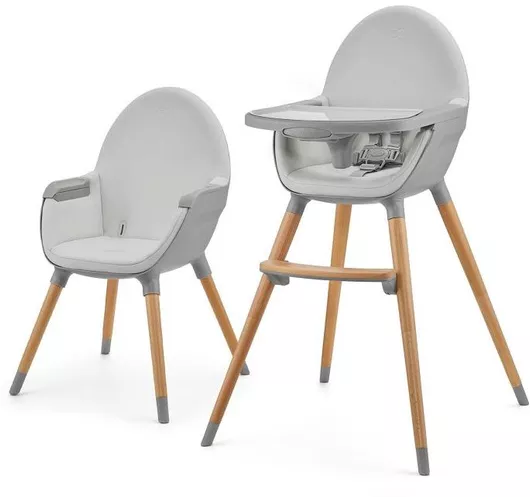 Καρεκλάκι Φαγητού Kinderkraft Fini 3 με Υφασμάτινο Κάθισμα  Grey