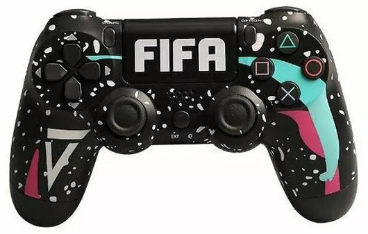 Gamepad Doubleshock Ασύρματο για PS4 FIFA Μαύρο