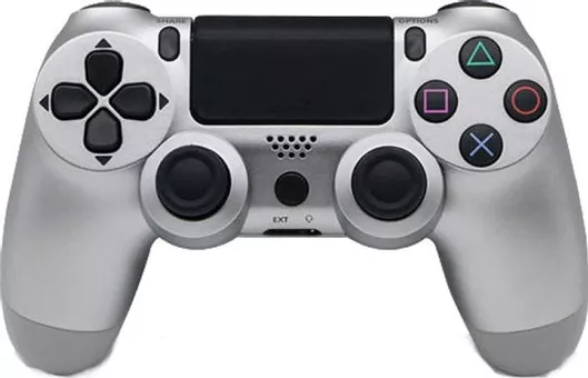 Doubleshock Ασύρματο Gamepad για PS4 Silver