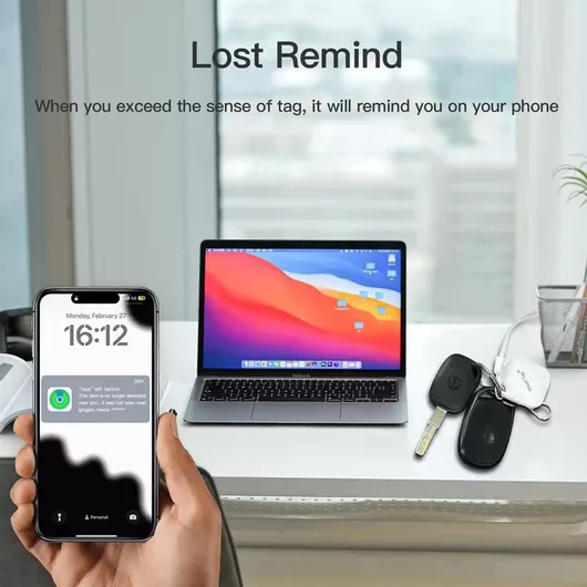 Bluetooth Tracker RSH Συμβατό με Apple Find my Device Λευκό