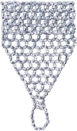 Αποκριάτικο Αξεσουάρ Widmann Βραχιόλι Finger Glove Ασημί