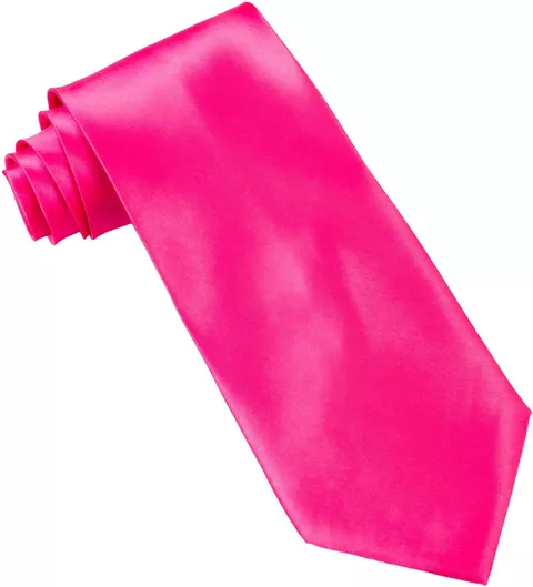 Αποκριάτικο Αξεσουάρ Widmann Γραβάτα Νέον Σατέν Ροζ