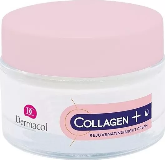 Κρέμα Προσώπου Dermacol Collagen+ Νυκτός για Ενυδάτωση, Αντιγήρανση & Σύσφιξη με Υαλουρονικό Οξύ 50ml