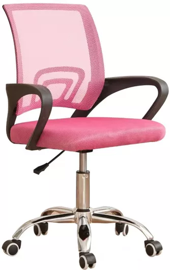 Καρέκλα Γραφείου Polihome Judy 46x46x86cm Mesh Ροζ