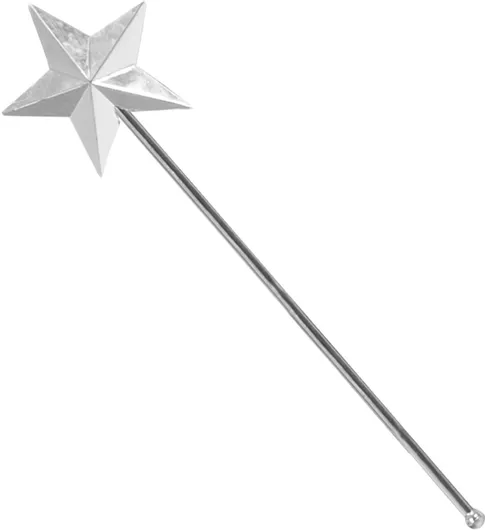 Αποκριάτικο Αξεσουάρ Widmann 3D Μαγικό Ραβδάκι Ασημί