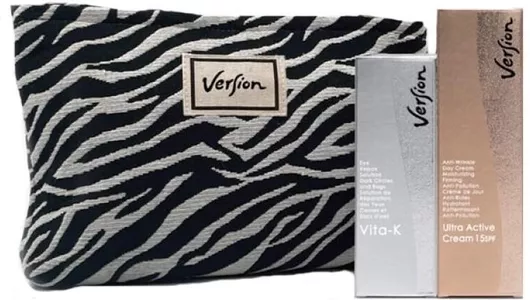 Κρέμα Ματιών Version Promo Vita-K Αντιρυτιδική 30ml & Ultra Active Cream SPF15 Αντιρυτιδική & Συσφικτική Κρέμα Ημέρας 50ml & Νεσεσέρ