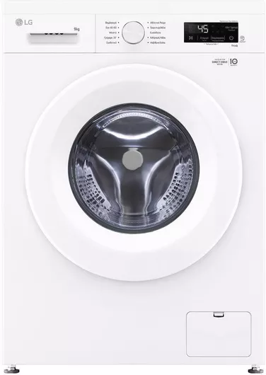 LG Πλυντήριο Ρούχων 9kg με Τεχνολογία Ατμού 1400 Στροφών 6 Motion F4X1009NWH