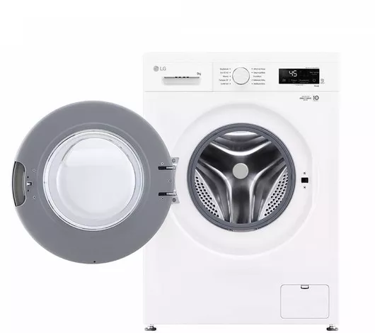 LG Πλυντήριο Ρούχων 9kg με Τεχνολογία Ατμού 1400 Στροφών 6 Motion F4X1009NWH