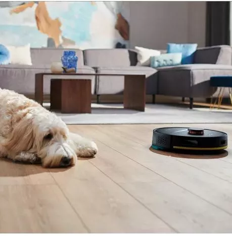 Σκούπα Ρομπότ Philips XU2000/10 για Σκούπισμα & Σφουγγάρισμα με Wi-Fi Μαύρο