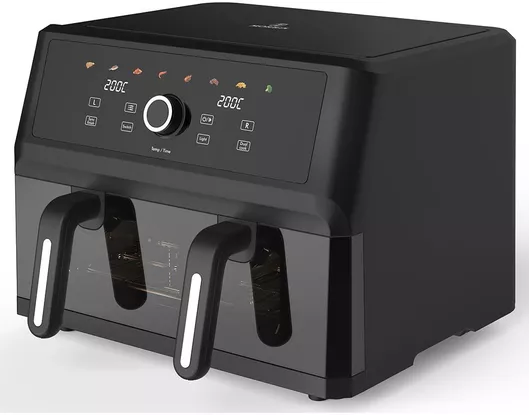 Morris Air Fryer με Διπλό Αποσπώμενο Κάδο 10.4lt Μαύρο MAF-1106