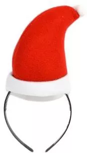 Χριστουγεννιάτικη Στέκα Due Esse με Σκουφάκι Κόκκινο/Λευκό