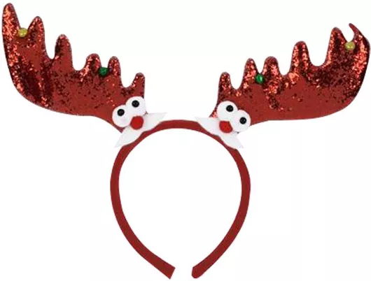 Χριστουγεννιάτικη Στέκα Due Esse Τάρανδος 29x2.5x22cm Κόκκινο