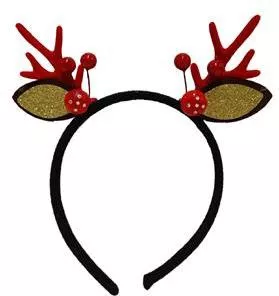 Χριστουγεννιάτικη Στέκα Due Esse Τάρανδος με Μούρα 18x2.5x17cm Πολύχρωμο