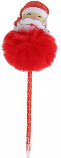 Χριστουγεννιάτικο Στυλό Koopman Άγιος Βασίλης 25cm Κόκκινο