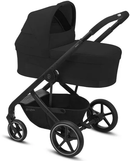 Βρεφικό Καρότσι Cybex Balios S Lux Black Frame + Cot S & Aton B2 I-Size Deep Black