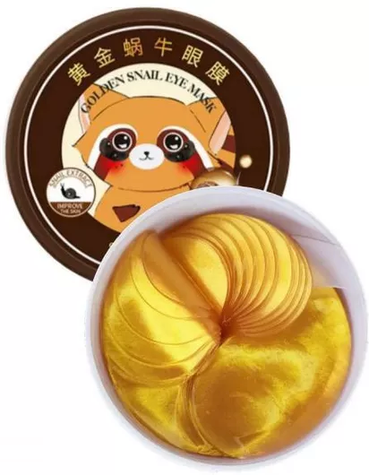 Eye Patches Sersanlove Golden Snail Hydrogel Hyaluronic Acid Natural Extracts Σετ 60τμχs