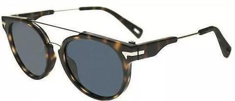 Unisex Γυαλιά Ηλίου G-Star Στρογγυλά 51mm με Μπλε Φακό & Ταρταρούγα Σκελετό
