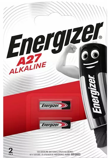 Αλκαλικές Μπαταρίες Energizer A27 12V Σετ 2τμχ