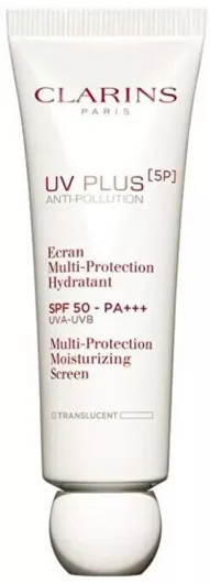 Αντηλιακό Προσώπου Clarins UV Plus Anti-pollution Multi Protection Moisturizing PA++++ Κρέμα SPF50 50ml
