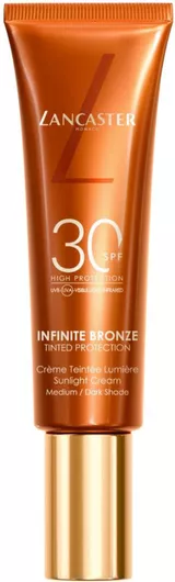 Αντηλιακή Κρέμα Προσώπου Lancaster Infinite Bronze SPF30 με Χρώμα Medium 50ml