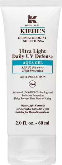 Αντηλιακό Προσώπου Kiehl's Ultra Light UV Defense Aqua Gel SPF50 60ml