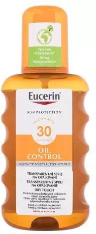 Αντηλιακό Λάδι Σώματος Eucerin Oil Control Dry Touch SPF30 σε Spray 200ml
