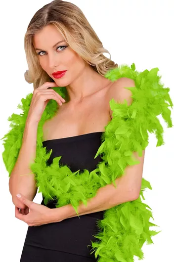 Αποκριάτικο Αξεσουάρ Widmann Boa με Φτερά 1.80m Πράσινο