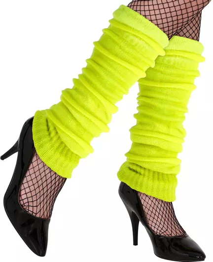 Αποκριάτικο Αξεσουάρ Widmann Γκέτες Νέον Κίτρινο