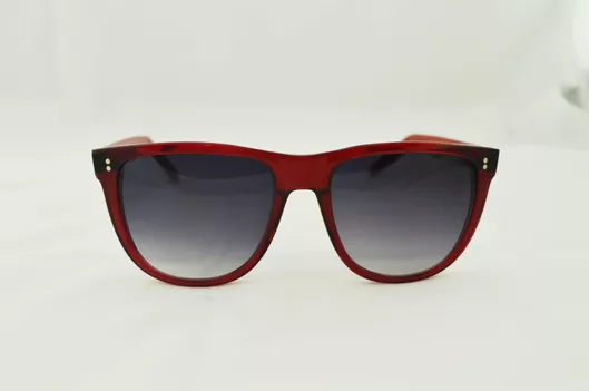 Γυναικεία Γυαλιά Ηλίου El Greco Ντεγκραντέ Wayfarer 55mm με Γκρι Φακό & Μπορντό Σκελετό