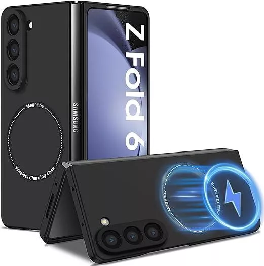 Θήκη Κινητού Flip Cover για Samsung Galaxy Z Fold 5 με MagSafe Πλαστικό Μαύρο