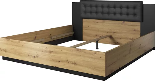 Κρεβάτι Polihome Sigon Διπλό με Αποθηκευτικό Χώρο 160x200cm Μπεζ