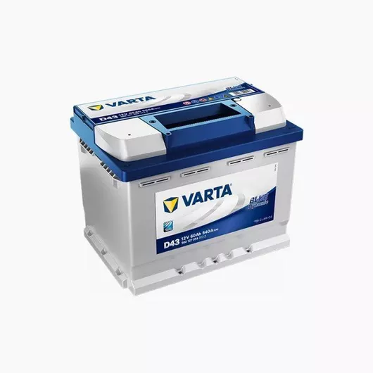 Μπαταρία Αυτοκινήτου Varta D43 με Χωρητικότητα 60Ah & CCA 540A