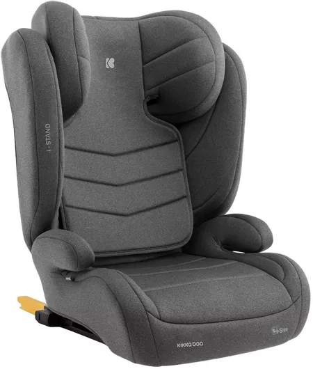 Παιδικό Κάθισμα Αυτοκινήτου Kikka Boo Booster I-Stand i-Size με Isofix Dark Grey