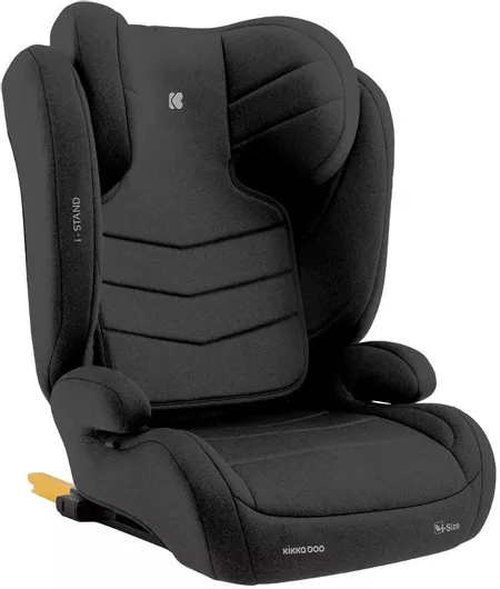 Παιδικό Κάθισμα Αυτοκινήτου Kikka Boo Booster I-Stand i-Size με Isofix Μαύρο