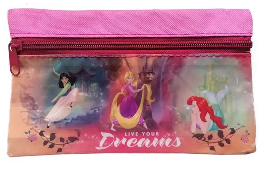 Σχολική Κασετίνα Due Esse Disney Princess με 1 Θήκη Ροζ