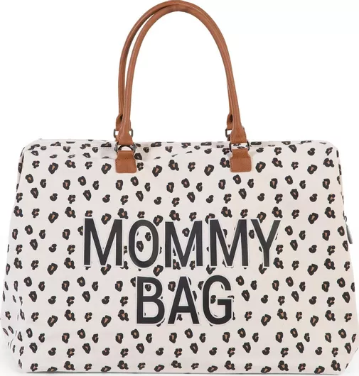 Τσάντα Αλλαξιέρα Childhome Μαιευτηρίου Ώμου/Χειρός Mommy Leopard 55x30x30cm Πολύχρωμη