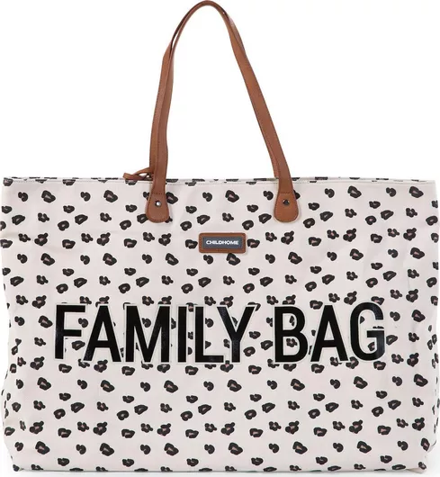 Τσάντα Αλλαξιέρα Childhome Ώμου/Χειρός Family Leopard 55x18x40cm Πολύχρωμο